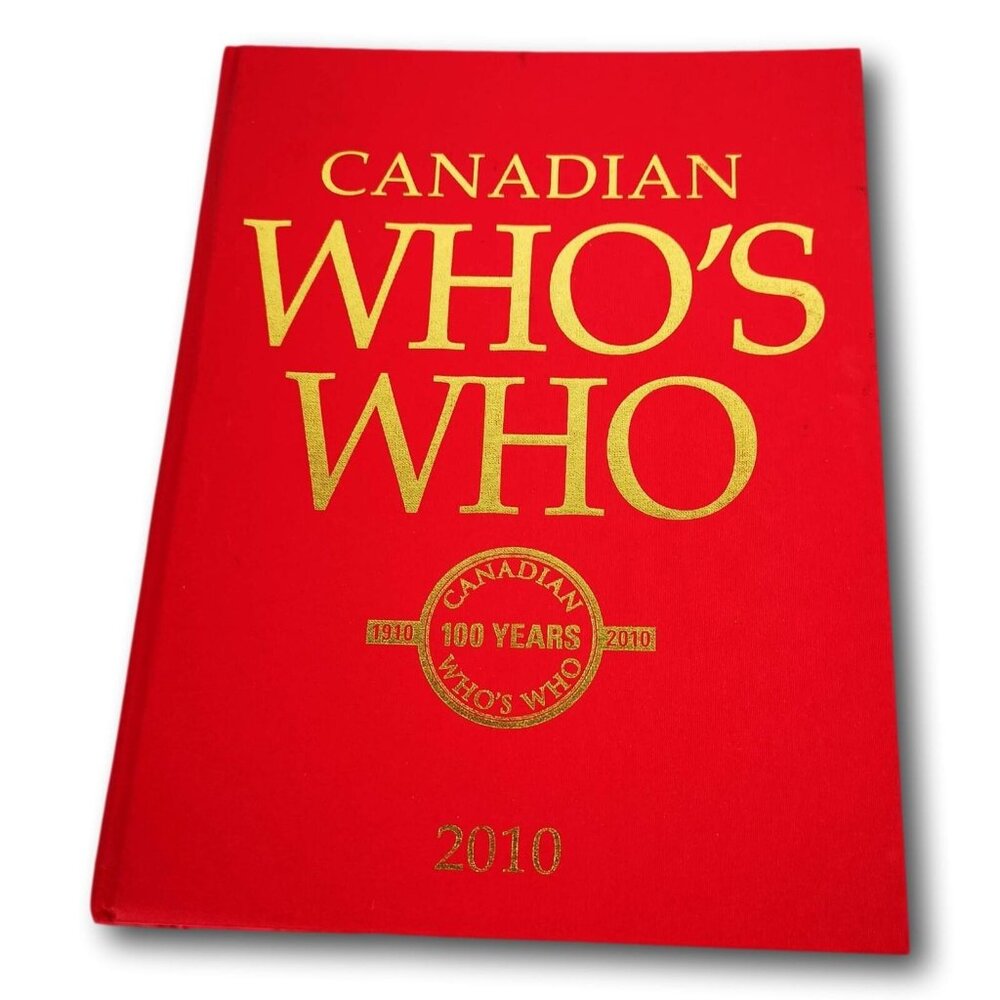 Canadian Whos Who 2010 Red HC‎ Biography Genealogy Toronto Grey Publishing